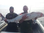 Curry brothers report huge tope off Cooley Point and wins our Catch of the Week. Big tope