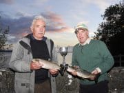 Lough Ennell frustrate anglers at end of season competitions Pictured are winner Joe Doherty and his pal Pat Dunne who finished 3rd with winning catch.