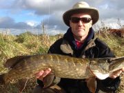 God wins Dublin Pike Anglers winter league Godfrey Donohue with one of his winning fish