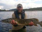 20lb Lough Allua pike for German tourist