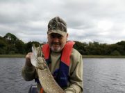 Ernst-Rüdiger with one of his Birthday Pike.