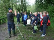 Boys from Whitecross National School Attend Newgrange Active Angling Course