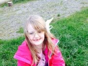 Brave little Rosie tackles weather and fish