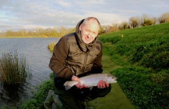 First Time Fly Fishing Success for Noel at Courtlough Trout Fishery