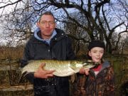 Glory days for Boyle lads David Boyle and son with Glore pike
