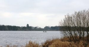 Fishing on lough muckno