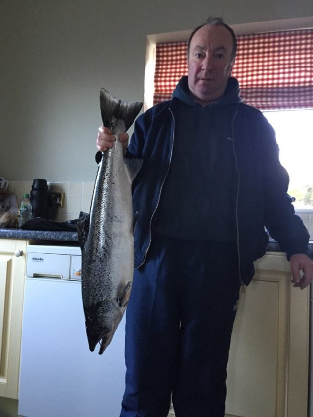 Billy O'Connor with 11lb springer from Killarney Lakes