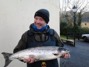8.5lb Spring Salmon from the River Flesk Alan Cassidy with spring salmon from the River Flesk