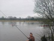 Tough fishing on the Shannon at Munster CAC Winter League Marcin Bobka