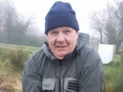 A lovely rainbow for Noel at Ardaire Noel O Connor with 13.7lb rainbow
