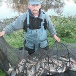Daingean Match Anglers – Fint Brennan with a good net of silvers