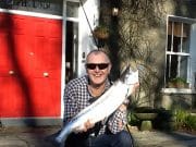 Valentine's day beauty for Michael Wade at Delphi Michael Wade with his Valentine's day fish weighing 10lb14oz