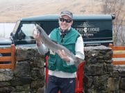 The fish keep coming at Delphi… Philip McGarrity with 7lb 7.5oz salmon