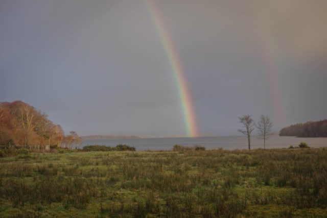 Rainbow over Melvin