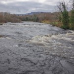 Drowes – The Upper Mill with Arroo mountain showing the last traces of snow in the background.