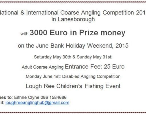 3,000 Euro to be won at Lanesborough Coarse competiton on May June Bank Holiday