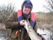 Richard Dolby with his first Pike in years