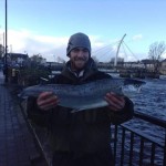 Moy – Nigel Lackey first salmon of 2015 on Moy