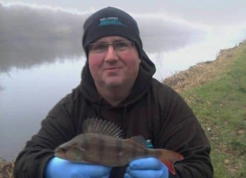 Paul McLoughlin With One of His Perch at Sundays Match