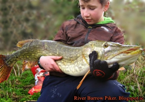 Roly Byrne - Feb pike for son