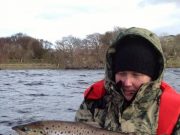 Perfect conditioned early trout from the Corrib A beautiful marked trout for Tomi Kurman
