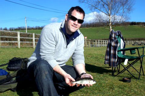 John With a Nice Perch From Annagheirin Just Outside Shercock