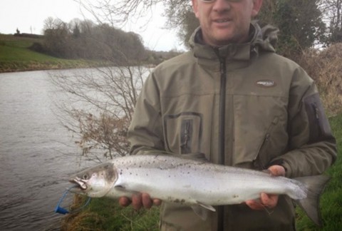 Lawrence Fitzpatrick - 5.3lb. sea-liced. taken on spinner on the Island Stream on Lower Kilmurry on the lower river.