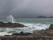 "We're not amused" echo both the salmon and the anglers when they see the Currane weather The wild Atlantic Ocean, photo taken by Miss Margaret Reidy, Caherdaniel