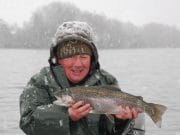 Rainbows or snowbows on Lough Lene fly fishing