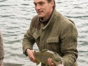 Goede visser Pieter caught a lovely brown trout at Ardaire Springs