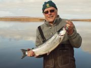 Two nice salmon kick off the season on Carrowmore Lake in North West Mayo