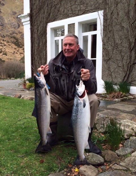 Marcel Dittrich had two fish in two days