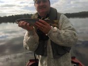 Emy Lough fishing well this season, early mayfly spotted