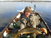 Mixed fishing on Corrib, lower lake fishes better, trout to 8lb reported 8lb trout