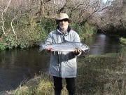 Spring fish running at Kylemore offer good sport Jeremy Shanahan with the second Kylemore salmon of this season, a fine 7lbs 8oz fresh spring fish.