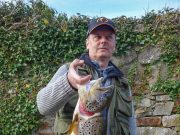 9.5lb trout and 4 salmon on the troll on Melvin trout