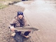 Not much water but a few big fish caught on the Slaney 17lb salmon