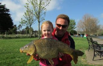 This 13lb carp was Amy first ever specimen fish at the age of 3 years