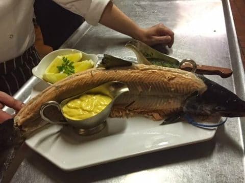 A fine cooked salmon at the Butlers arms hotel in Waterville