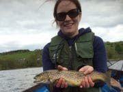 A good week on Lough Arrow with some excellent catches reported Catherine McGoldrick with her first 2015 brown trout from Lough Arrow