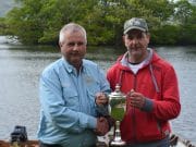 Kevin Cremin wins Araglen Open on Glencar Kevin Cremin receiving the Eugene Ankettell Memorial Cup from Tom Ankettell