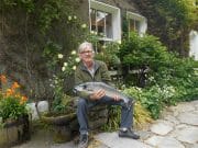 Magnificent fish of 14 lb. 6 oz. on an Alley Shrimp at Delphi
