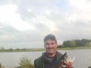 Patchy mayfly hatches but good trout fishing on Corrib Frank Butler with a fine 8lbs 7oz Corrib trout taken while dapping mayfly on Sunday 10th May 2015