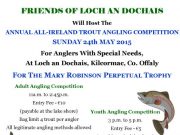 Annual All-Ireland Trout Angling Competition on Sunday 24th May
