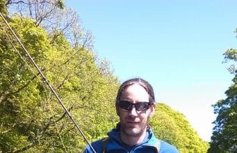 Padraig Byrne with with one of his fish
