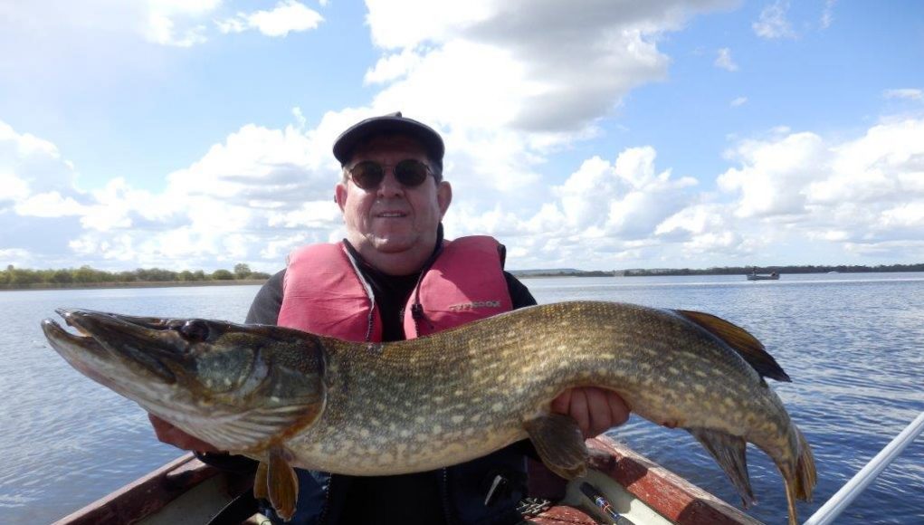 Michelle from France with a nice Pike of 103cm