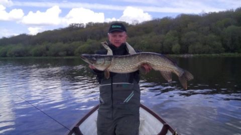 Sylvian with one of his first Pike