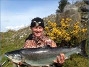 Fishing on Moy picking up, salmon to 17.5lb landed Pat Loughnane with his excellent 17.5 lbs. Moy salmon