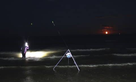 Peter Cunningham in Action on the Louth Coastline Last Night