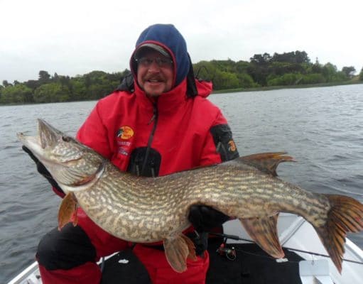 Monster pike action last week on Derg Pike